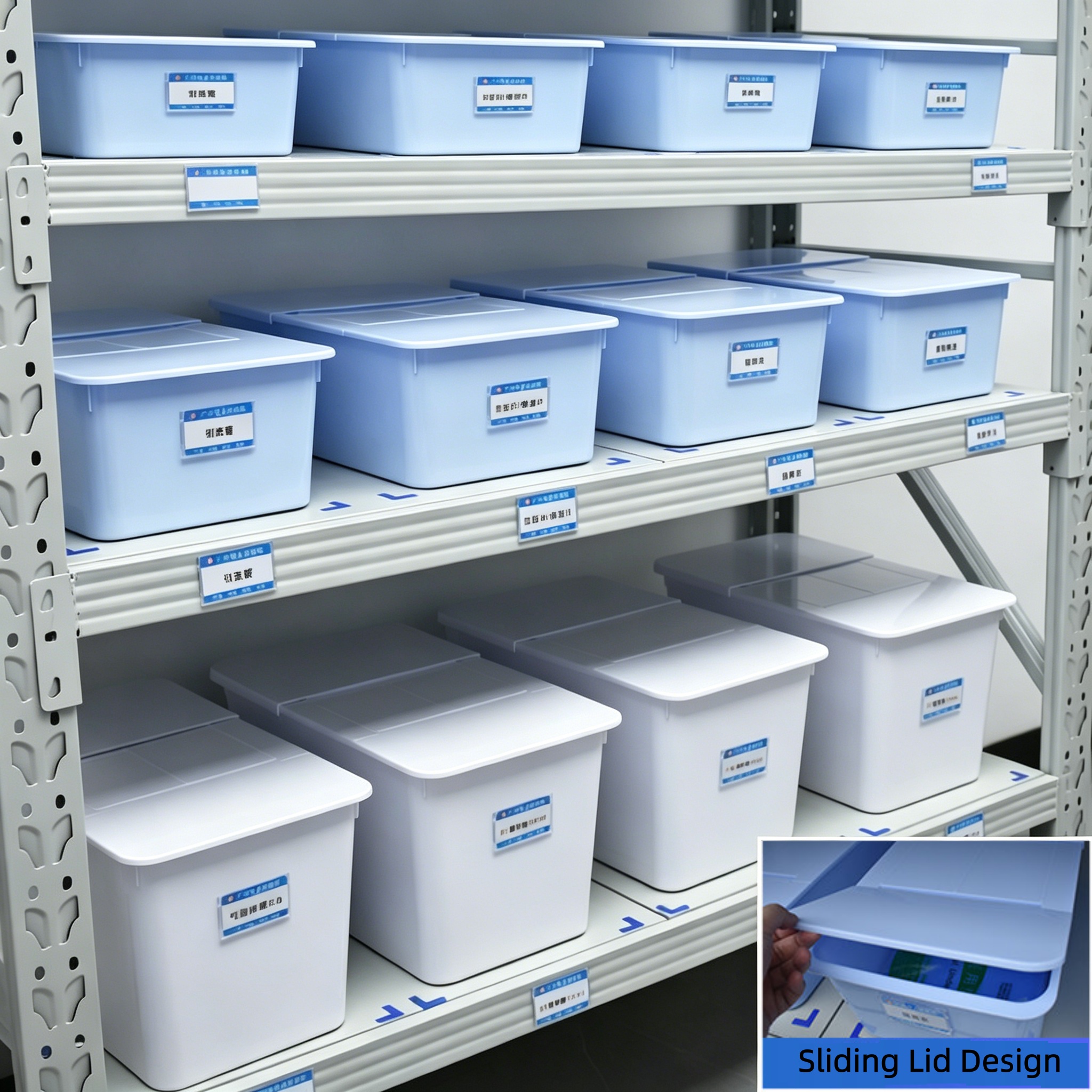 plastic containers with lids