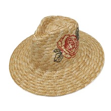 Wheatstraw hat Summer sun protection jazz hat