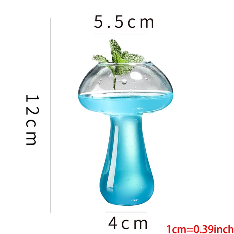 Mushroom Design 380ml Cocktail Glass , Novelty Drink Cup for KTV Bar Night Party