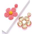 Raffia Earring Boho Handmade Woven Straw Rattan Flower Drop Earrings Geometric Lantern Dangle Earrings for Women Girls Summer Be
