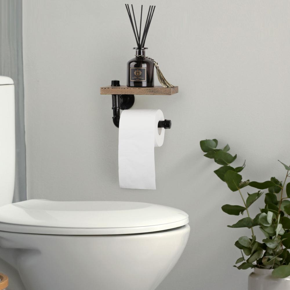 Wall Mounted Industrial Toilet Paper Holders for Bathroom