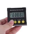 360 Degree Digital Protractor Inclinometer Electronic Level Box Magnetic Base Measuring Tools63HF