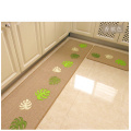 Linen Anti-Slip Kitchen Mat Absorb Water Kitchen Carpet Runner Rug Cartoon Bath Mat Floral Home Doormat Bedroom Floor Area Rugs