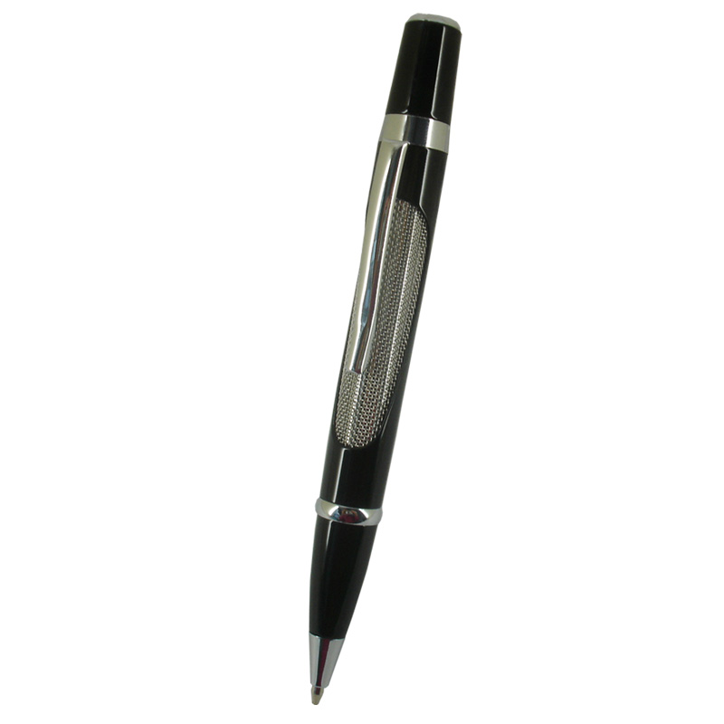 ACMECN Classic Hardware Braid Pen Black Lacquer 43g Metal Heavy Brass Mini Ball Pen Business Gifts Famous Brand MB Ballpoint Pen