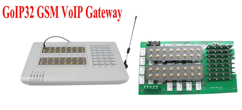 GoIP32 GSM VOIP with 32 SIM ports GoIP32 for IP PBX / Router / Support bulk SMS and DBL SIM Bank