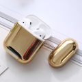 wholesale Luxury Gold for Apple Airpods Electroplated PC Earphone Case Cover Anti-fall Box For Airpods 2 1 Accessories