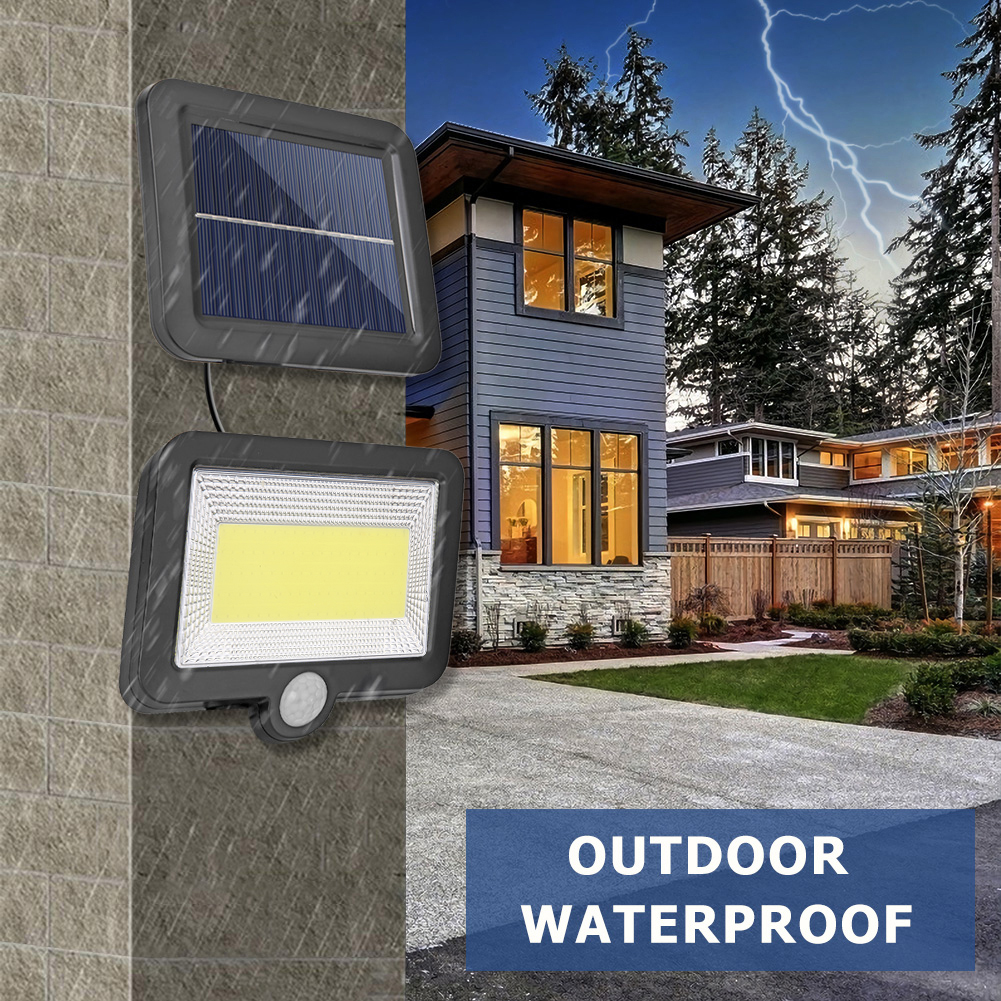128LED Solar LED Light Outdoors IP65 Waterproof Remote Control Motion Sensor Solar Wall Lamp For Garden Decoration Dropshipping
