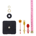 Cute Quartz Clock Movement Kit Spindle Mechanism Replacement Repair Parts With Flower Folk Spoon Hands