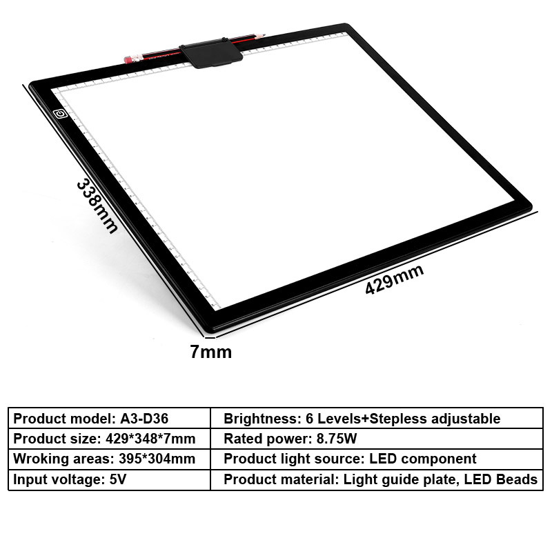 tracing light pad