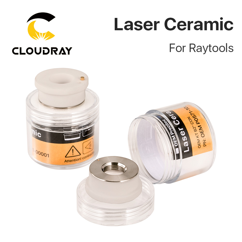 Cloudray Laser Ceramic 32mm/ 28.5mm OEM Raytools Lasermech Bodor Nozzle Holder For Fiber Laser Cutting Head