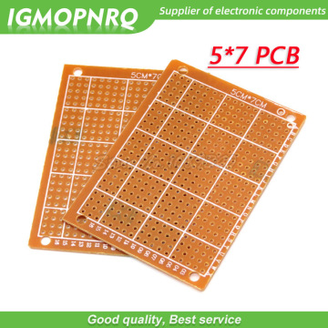2Pcs 5x7cm 5*7 new Prototype Paper Copper PCB Universal Experiment Matrix Circuit Board 5CM*7CM