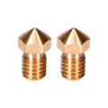 BIGTREETECH Hig Quality V6 Brass Nozzles 1.75 Filament 0.2 0.4mm 0.6 mm Nozzle For CR10 J heat hotend Extruder Copper 3D printer