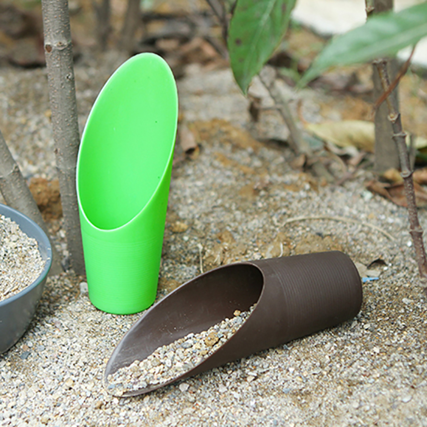 1PC Garden Plants Shovel Adorable Bucket Shovel Potted Cultivation Cylinder Mini Fleshy Plant Soil Spade Shovel Plastic Spade