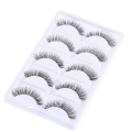 5 Pairs Handmade Natural False Eyelashes Popular Messy Paragraph Sparse Cross Eye Lashes Beauty Eyelash Extension Tools