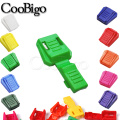 50pcs Cord Ends Clip Plastic Colorful for Zipper Pull Rope Lanyard Backpack Paracord Shoelace Sportswear DIY Accessories