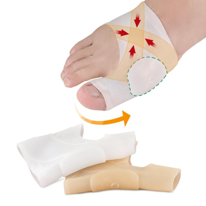 Silicone Gel Foot Fingers Orthotics Big toe overlap toe splitter great toe valgus splitter bone toe Separator Toe protection