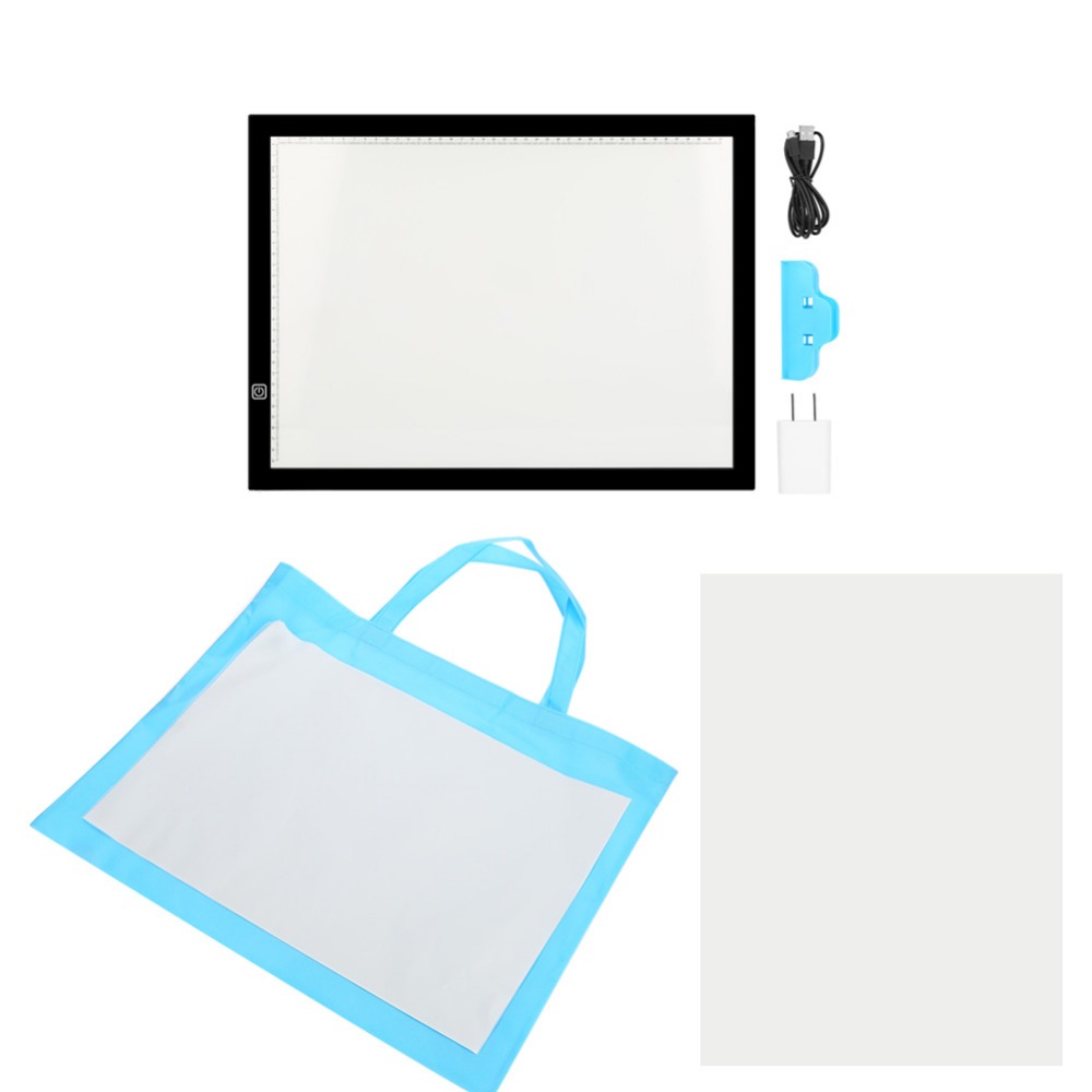 Portable A3 LED Light Pad Box Drawing Tracing Tracer Copy Board Table Pad Led Light Pad Copy Board with Brightness Control