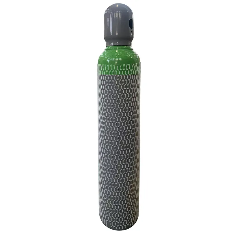 White Blue Black Steel Cylinder Protective Mesh Sleeve