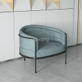 Light Luxury Single Sofa Chair Minimalist Living Room Chair Houndstooth Leather Sofas Backrest Casual Tiger Chair Salon Chairs