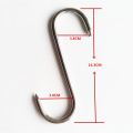 Stainless Steel Meat Hook / Utensil Pan Hanger Sausage Hanging Kitchen Tool 0.6x14.3cm