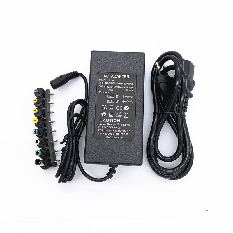 DC 12V/15V/16V/18V/19V/20V/24V 4A 5A 96W 100W Laptop AC Universal Power Adapter Charger for ASUS DELL Lenovo Sony Toshiba Laptop