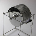 DIY Handmade coffee bean roaster 304 Stainless steel Scroll wheel Roller baking machine with Alcohol lamp Leakproof