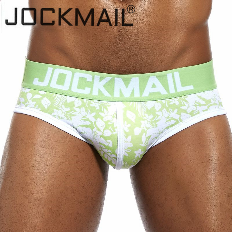 JOCKMAIL Brand Low Waist Sexy Men Underwear Briefs Gay Penis Pouch Wonderjock Men Bikini Brief panties Man Sleepwear Cotton