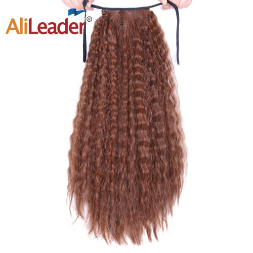 Fluffy Roll Corn Perm Wavy Hair Piece Ponytail Supplier, Supply Various Fluffy Roll Corn Perm Wavy Hair Piece Ponytail of High Quality