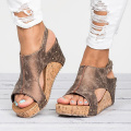 Women Sandals Platform Sandals Wedges Shoes Women Heels Gladiator Sandalias Mujer Summer Shoes Peep Toe Wedge Heels Sandals