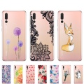 Silicon Case For Huawei P20 Lite 5.84" Huawei P20 Pro Soft Phone Shell Case For HUAWEI P 20 Back Cover Protective Back Cover