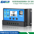 50A 12V/24V PWM Solar Charge Controller