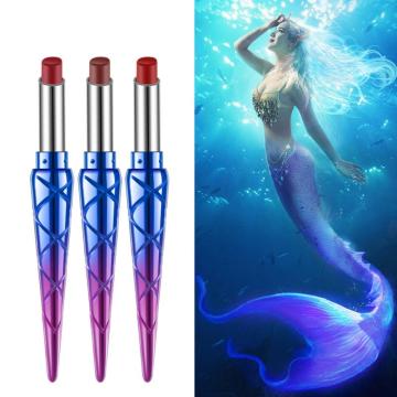 Mermaid Matte Lipstick Pen Long-Lasting Waterproof Non-Stick Cup Not Fade 12 Color Lipstick Ladies Fashion Makeup Gift HOT TSLM1