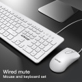 Niye Silent Keyboard Mouse Set Ergonomic Mute Office Gaming USB Full-size Keyboard Mouse Combo For Notebook Laptop Desktop PC