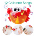 Bubble Machine Crabs Frog Music Kids Bath Toy Bathtub Soap Automatic Bubble Maker Baby Bathroom Toy for Children Dropshipping