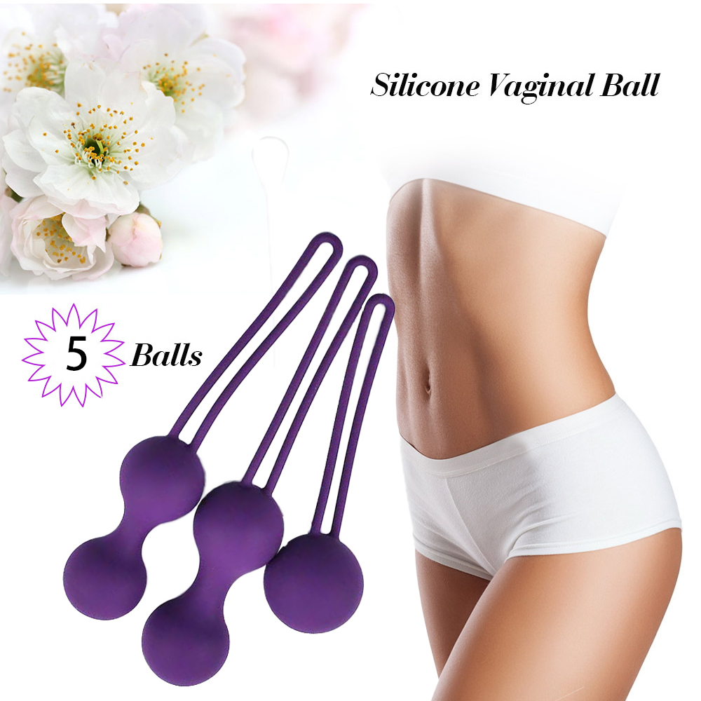 Silicone Ben Wa Ball Vagina Tighten Exercise Kegel Ball Sex Machine Geisha Ball Smart Love Ball Adult Product Sex Toys for Women