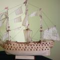 Hobbylane DIY Wood Assembled Victory Royal Navy Ship Sailboat Modeling Toy Decoration