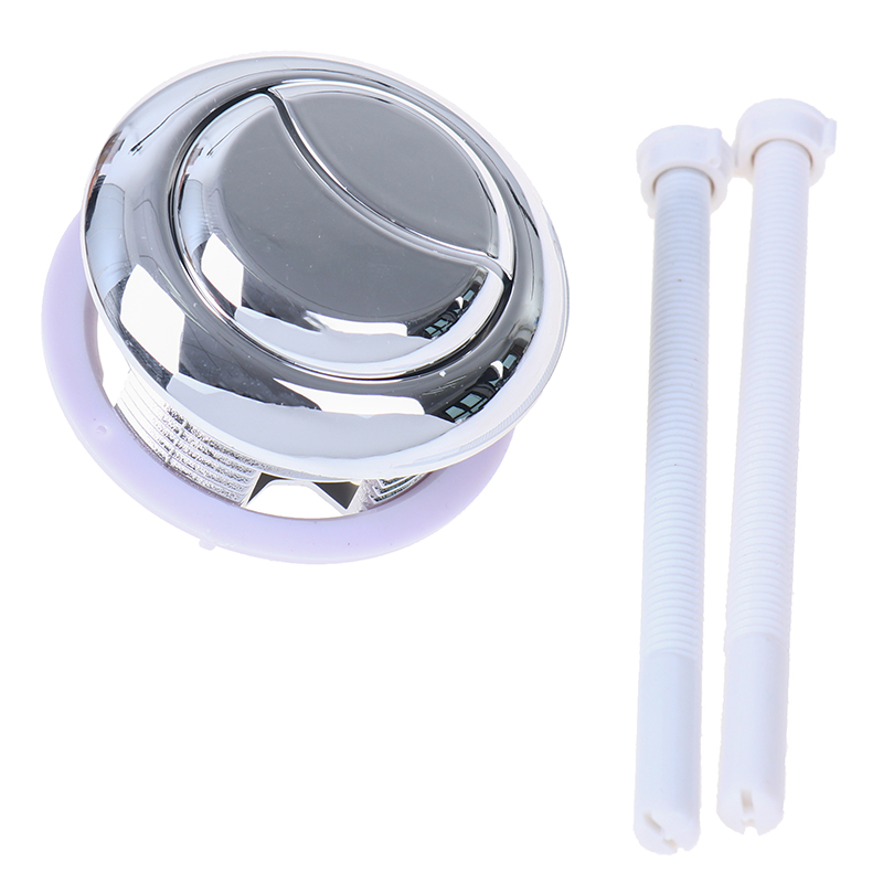 ABS Dual Flush Toilet Water Tank Push Buttons Rods 48mm Length E2shopping --M25