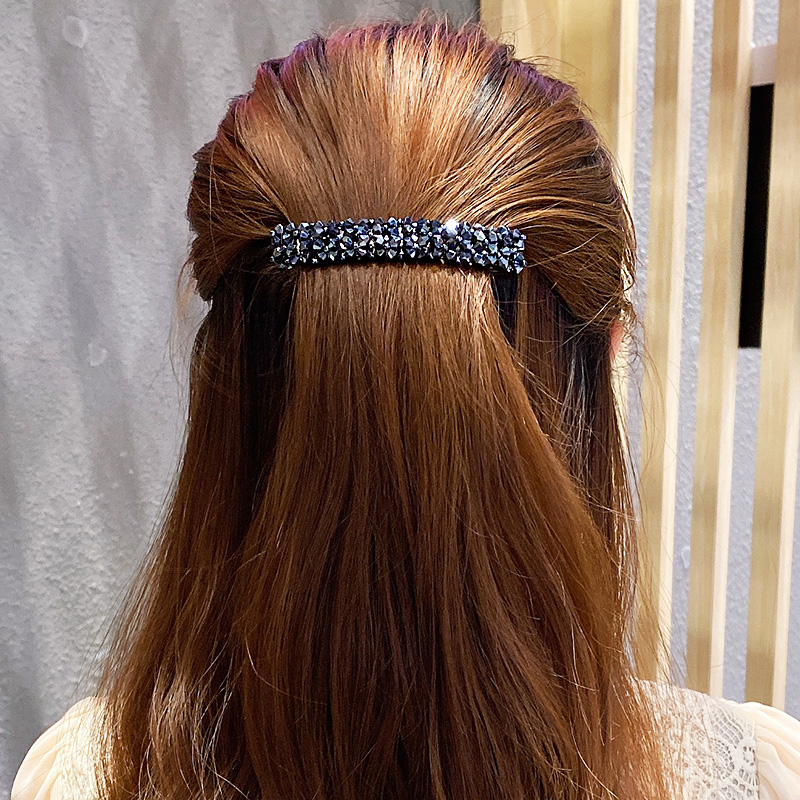 New Elegant Shining Crystal Barrettes For Women Hair Ornament Headband Sweet Hair Clips Hairpins Fashion Hair Accessories