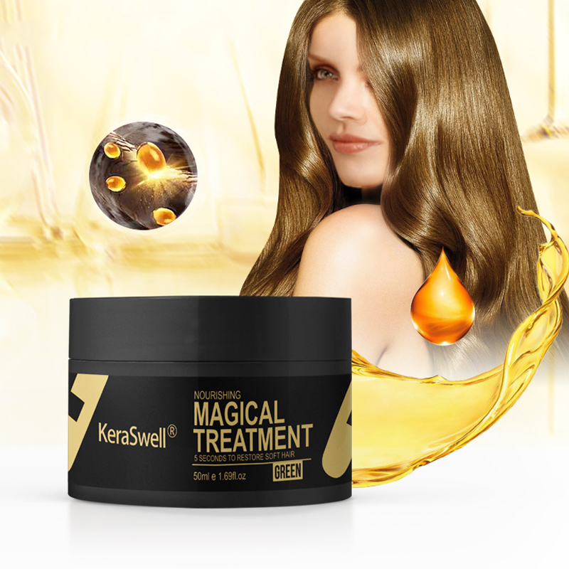 60ml Keraswell Magical keratin Hair Treatment Mask 5 Seconds Repairs Damage Hair Root Deep Hair Mask Hair Care Treatment TSLM1
