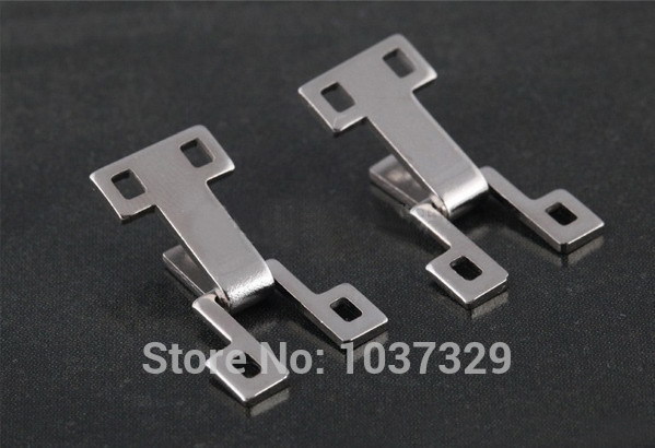 Wholesale #6001 80pairs/lot metal brass garment hooks trousers / skirts hooks and eyes silver nickle free shipping HE-022
