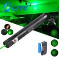 High Power 532nm Military Green Laser Pen-Light Aluminum Burning beam Laser Pointer PPT Presenter with charger+ 18650 Battery