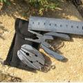 One Scarab Outdoor Mini Folding Muilti-functional Plier Clamp Silvery Keychain Outdoor Hiking Tool pocket multitools