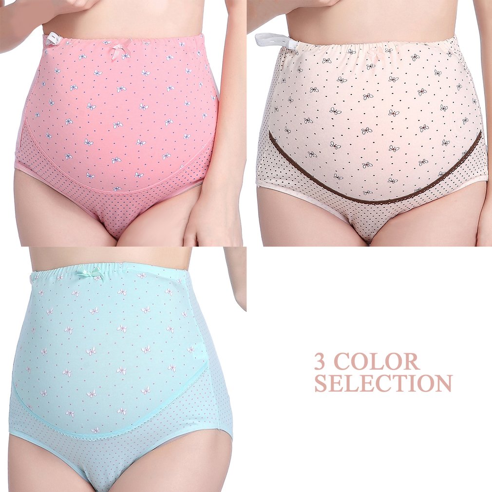 High Waist Adjustable Belly Support Pregnant Women Underwear Pants Can Be Underpants Cotton Big Size Underwear