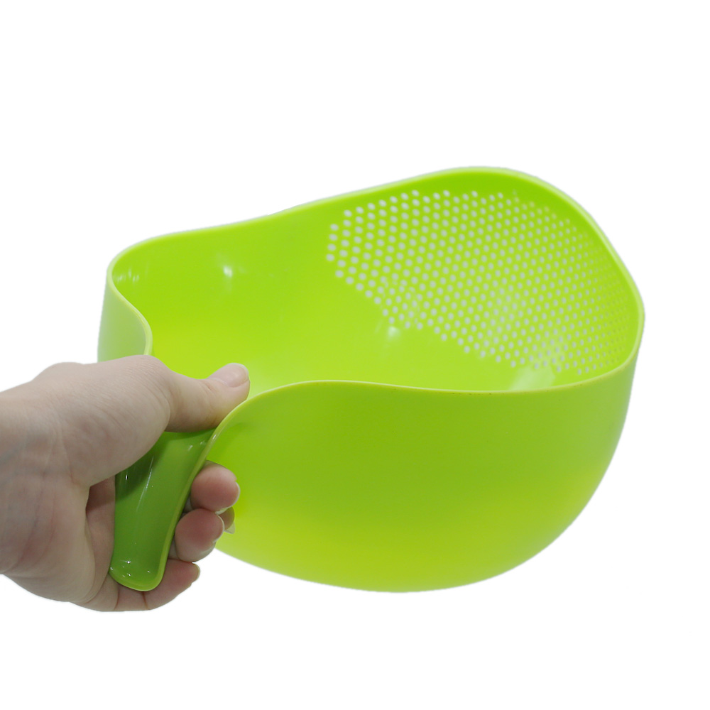 Rice Washing Filter Rice Sieve Plastic Colander Sieve Strainer Basket Kitchen Tools Food Beans Sieve Fruit Bowl Drainer Cleaning