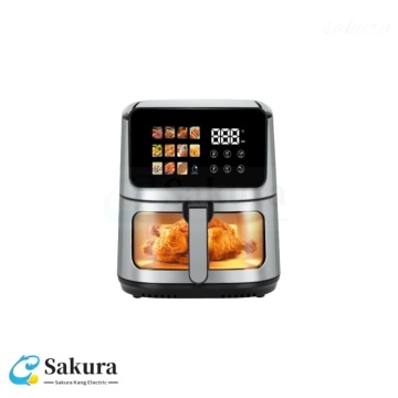 Efficient Single-Pot Air Fryer with Clear Display