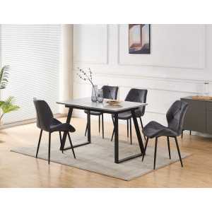 Modern Extendable Dining Table Sintered Stone Top