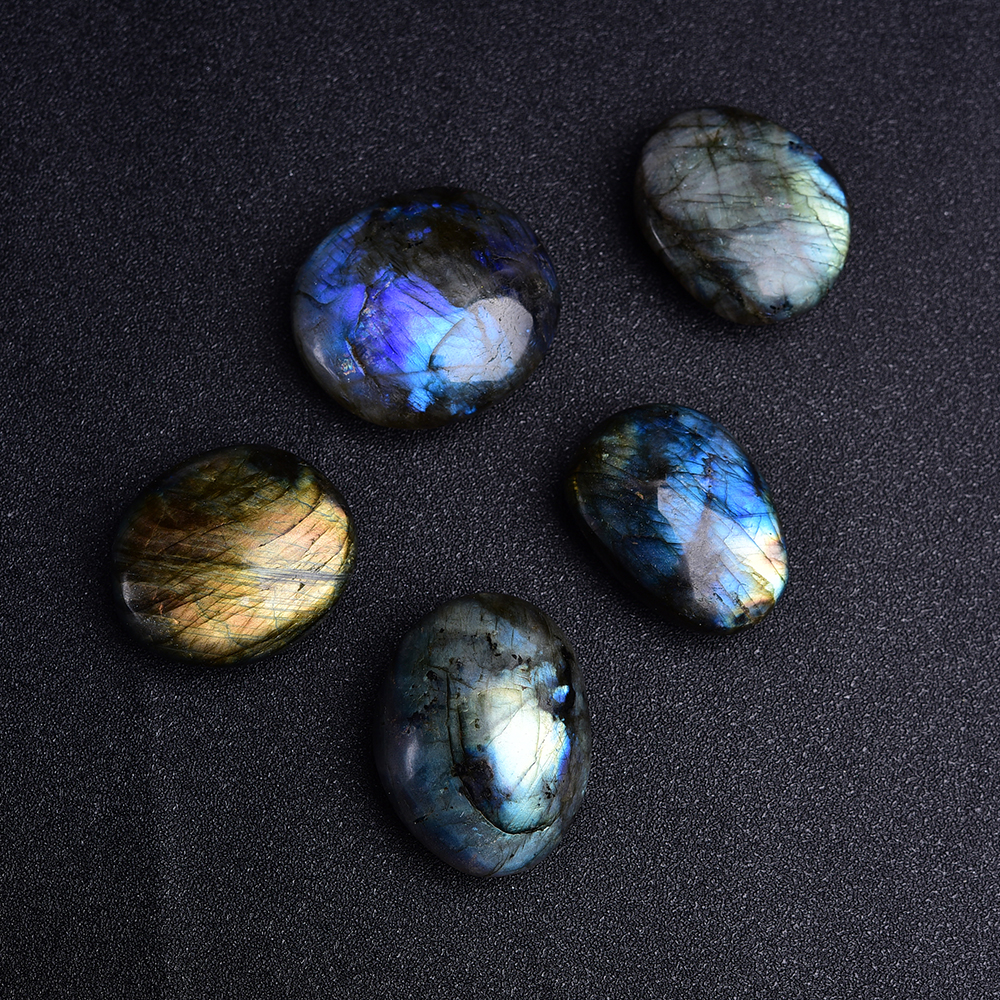 50-200g Natural Colorful Labradorite Crystal Original Moonstone Natural Stones Ornament Moonstone