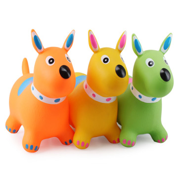 bounce dog colorful spray dog jumping dog jumping animals inflatable kids toys