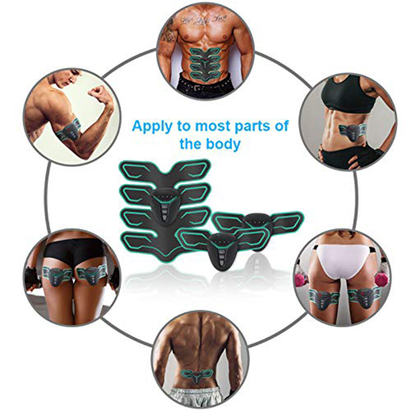 Muscle Stimulator ABS Hip Trainer EMS Abdominal Belt Vibration Fitness Massager Electrostimulator Muscular Training Apparatus