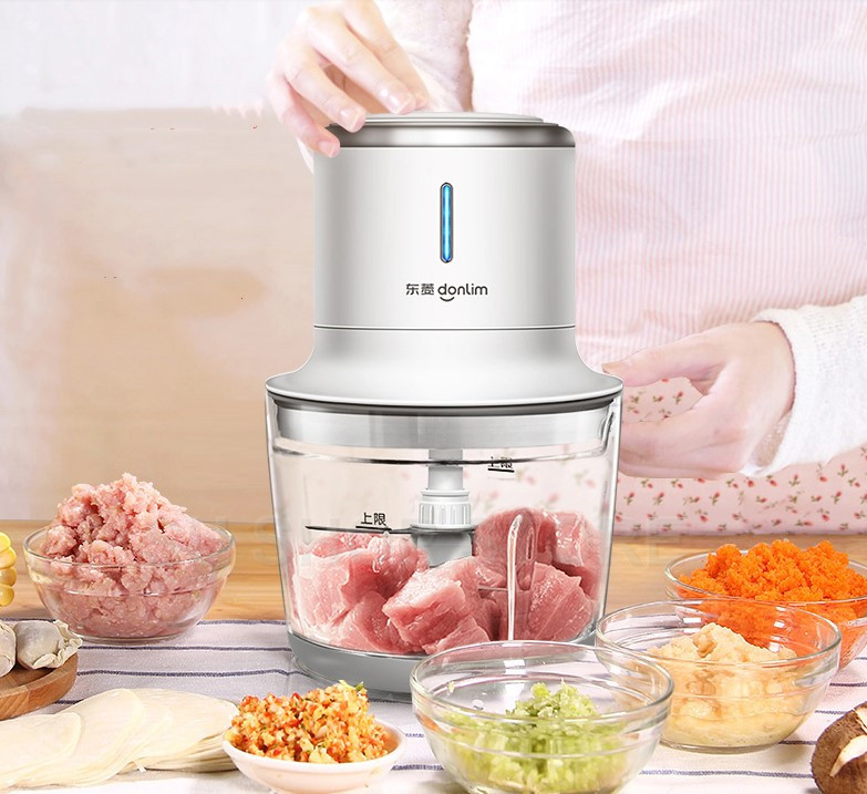 Donlim wireless meat grinder mixer household electric small multi-functional meat grinder infant auxiliary food processing mac